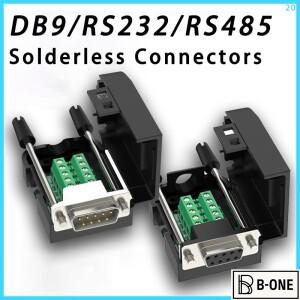 DB9 RS232 커넥터 D-SUB 9 핀 Male Female 플러그 RS485 브레이크 아웃 터미널 21-24 AWG 와이어 솔더리스