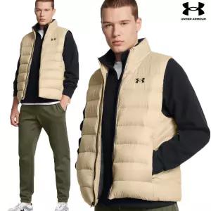 [AK수원점] [언더아머] 남성 600필 레전드 오리털 경량 패딩 조끼 베스트 브라
