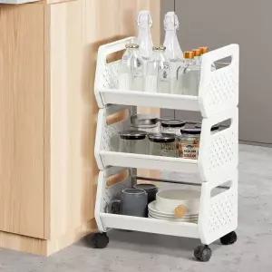 멀티트롤리 3단 주방 이동식카트