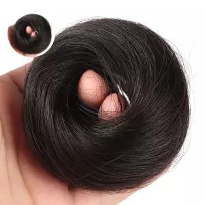 생머리 똥머리 인모 일자 헤어밴드 머리 스타일링 링 헤어 곱창 굵은 둥근 뜨개 타이 팔찌 미용실 끈