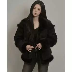 카키포인트 털깎기 모피 머스탱(블랙)