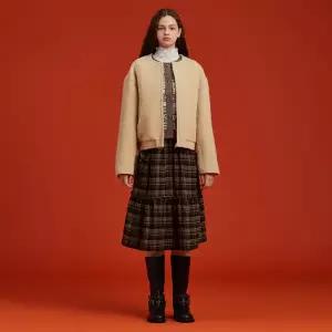 [롯데백화점]써스데이 아일랜드 미니 부클 볼륨 소매 점퍼 T258MJP931W