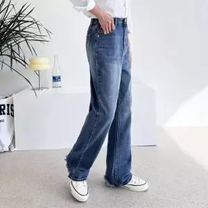 02JMM 2072 남자 세미와이드 부츠컷 데님팬츠