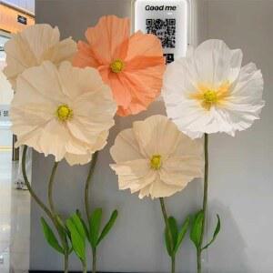 자이언트 페이퍼 행사장 종이꽃 포토존 대형