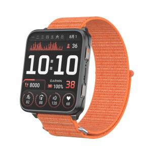 가민 베뉴 X1 시계 스트랩 나일론 투섹션 손목밴드 스마트 통기성 메탈 미드링 루프 교체용