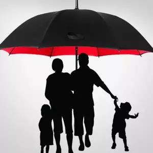 2겹 장우산 빅사이즈 비즈니스 방풍 초대형 장우산 차단 의전용 골프