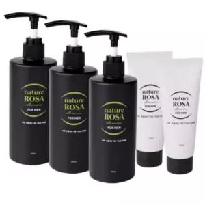 네이처로사 올인원 남성화장품 대용량(300ml)x3통 + 휴대용(50ml)x2통 