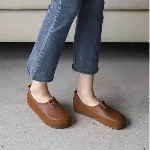 통굽 여자구두 캐쥬얼화 플랫단화 플랫 스타일 구두