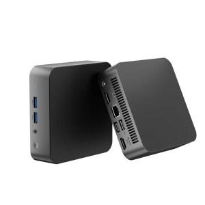 채트리 미니 PC N150 16GB RAM 512GB SSD(4C/4T 최대 3.6GHz, 업그레이드된 N100) 13번째 트윈 레이크 N150, 4K 트리플 디스플레이/와이파이 5/BT 4.2/Win 11 Pro/USB 3.2의 풀 펑션 타입-c 타이니 컴퓨터 2대