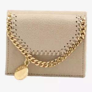 스텔라매카트니 체인 디테일 스냅 버튼 트리폴드 지갑 7P0084 W9355 9300