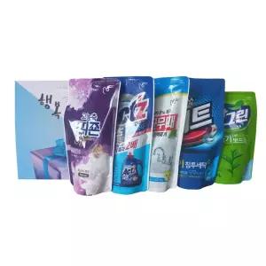 세제 5종세트-1호/선물/세트/생활용품/생필품/감사/거래처/고품격/구매/사은품/기프트/단체/명절/생활