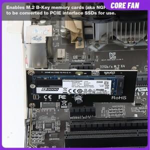 M.2 NVME SSD PCIe 3.0 X1 어댑터 카드로 변환 8Gbps 확장 M 키 데스크탑 PC용