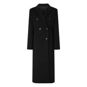질스튜어트 뉴욕 여성 여자 우먼스 블랙 캐시미어100 더블 롱 코트 아우터 4305466