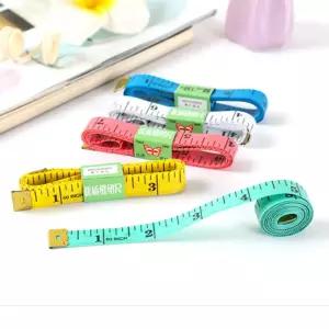 150cm 컬러 깔끔한 치수 줄자 줄자 눈금자 미니줄자 휴대용줄자 의류용줄자