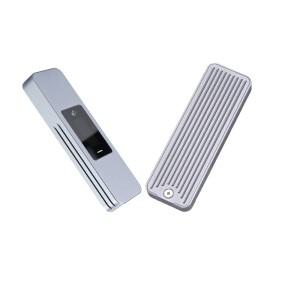 스마트 호환 M.2 NVMe / SATA SSD 인클로저 USB 3.2 10Gbps 어댑터 화면 디스플레이 케이스 2280 M 키