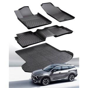 하이브리드 PHEV가 아닌 기아 스포티지 2023 2024 2025 2026용 웨더 라이너 바닥 매트