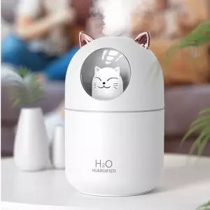 현데코 야옹이가습기 2중회로 필터1+5추가증정 7색무드등