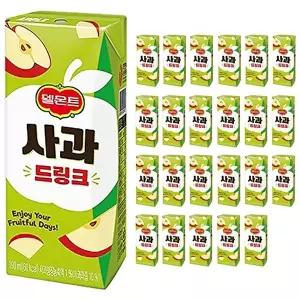 [롯데칠성음료]롯데 델몬트 사과 드링크 190ml x 24팩
