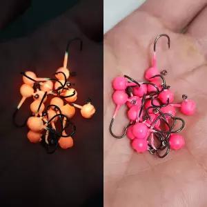 볼락 핑크 축광 지그헤드 벌크 대용량