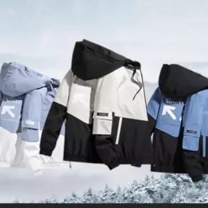 집업 겨울 방수 자켓 방한 후드 심플 점퍼 방풍 기모