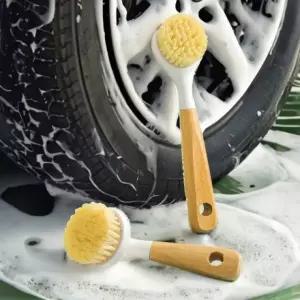 시 세차 바닥 차량 솔 청소솔 휠 욕실용품 쉬 부드러운 브러 사이잘삼 너도밤나무핸드그립 소재세척솔