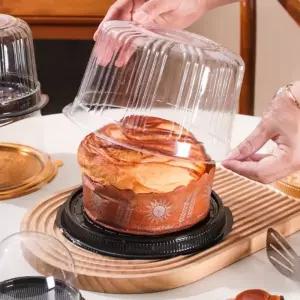 바스크 치즈케이크 파네토네 포장 일회용 A 상자 케이스 50개 케이크 용기