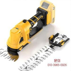 2-in-1 무선 잔디 가위 및 헤지 트리머 한 손 전기 브러시 커터 디월트 배터리용 정원 도구