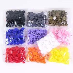 10색 티단추 똑딱이단추 x20쌍/만들기 재료 부자재 마스크목걸이만들기