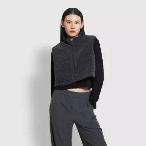 JAJU 25F/W 여 덤블 크롭 베스트 J105401020