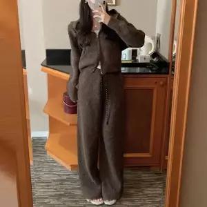 [유어하젤] 에담 보카시 후드가디건 팬츠 니트세트_W4384