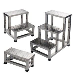 계단 사다리 안전 발판 디딤판 3단 계단형 안전계단 창고 현장 2단 1단