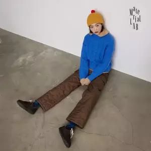 머티리얼랩 25FW 카멜 울 패딩 팬츠