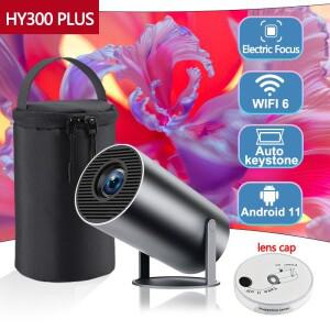 2025 DITONG HY300 프로 플러스 HD 4K 포터블 1280x720P 안드로이드 LED 비디오 홈 시어터 시네마 무비 미