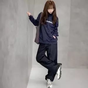 [다잇템] 여성 영어 나염 캐쥬얼 스타일 후디 빅사이즈 티셔츠_23916020_588872