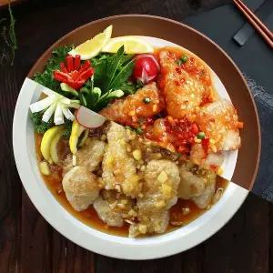 [천하일미]홍석천 이원일 국내산 등심 꿔바로우 300g 3팩 + 수제소스 3팩