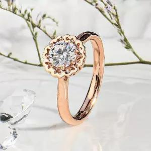 [샤밍주얼리]3부 5부 18K 다이아 반지 천연 GIA 로망스 프러포즈 결혼 기념일 웨딩 예물 고급