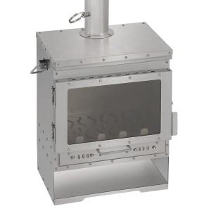 Soomloom 티타늄 벽난로 - 야외 캠핑, 그릴링, 모험 및 부시크래프트를  컴팩트 휴대용 장작