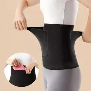 양면포켓 배 허리 워머 핫팩 주머니 보호대 워머 복부워머 배워머 허리워머