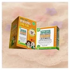 [개별포장] 테라브레스 마우스 로젠지 캔디 만다린민트향 100개입