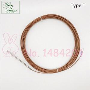 T 타입 열전대 PFA 절연 케이블 3mm * 80mm 2m 4m 6m 8m 10m 60 260