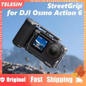 텔레신 액션6 스트리트 포토그래피 핸들 (DJI 오즈모 6용) 메탈 래빗 케이지 카메라 키트 스포츠 촬영