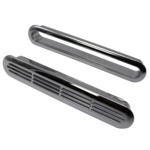 옷장 신발 캐비닛 환기 구멍 커버 팬 그릴 가구 하드웨어 액세서리에 대한 타원형 공기 ABS 루버