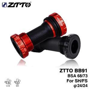 ZTTO MTB 자전거 BB91 외부 베어링 하단 브래킷 BSA68 BB68/73mmThread BB Hollow Tech Prowheel 24mm 크랭