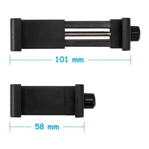 범용 삼각대 마운트, 360 도 휴대폰 클립, 1/4 나사, 거치대, 데스크 어댑터와 호환