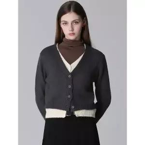 [하프클럽/]레블 레이어드 가디건