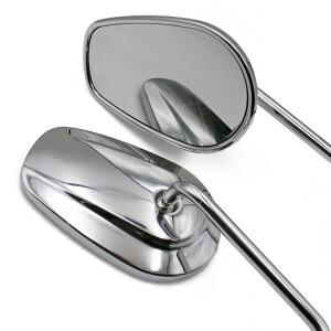 혼다 섀도우 세이버 VT VLX VF 600 500 700 750 1100/Kawasaki VN 800 900 호환  10MM 크롬/블랙 백미러