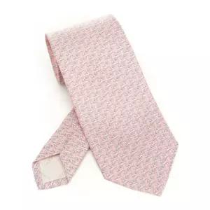 페라가모 마이크로 패턴 실크 넥타이 351290785419 005