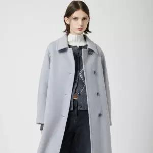 [AK분당점] [씨씨콜렉트] 울 폭스 블렌드 싱글 롱 코트_C254MSG561