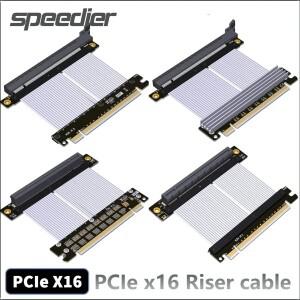 은도금 와이어 PCI Express X16 4.0 라이저 케이블 RTX4090 GTX 그래픽 비디오 카드 게임용 GPU 연장 Gen4
