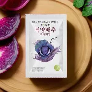 적양배추즙 빨간 적색 양배추 차 주스 진액 50포